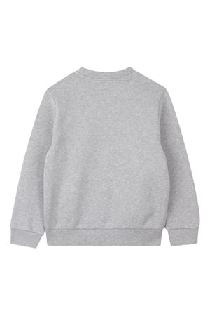 felpa in cotone grigio KENZO KIDS | K61509A55